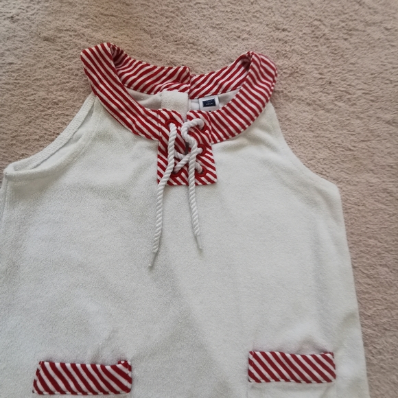 2/25 Janie and Jack  STRIPED TRIM COVER-UP - Picture 8 of 12